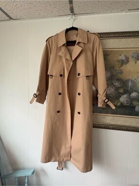 Etienne Aigner Classic Tan Trench Coat